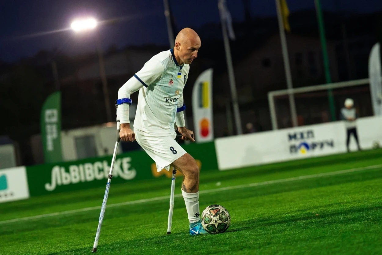 У стартовому складі: ветеран з Калинівщини зіграв у Лізі чемпіонів з ампфутболу