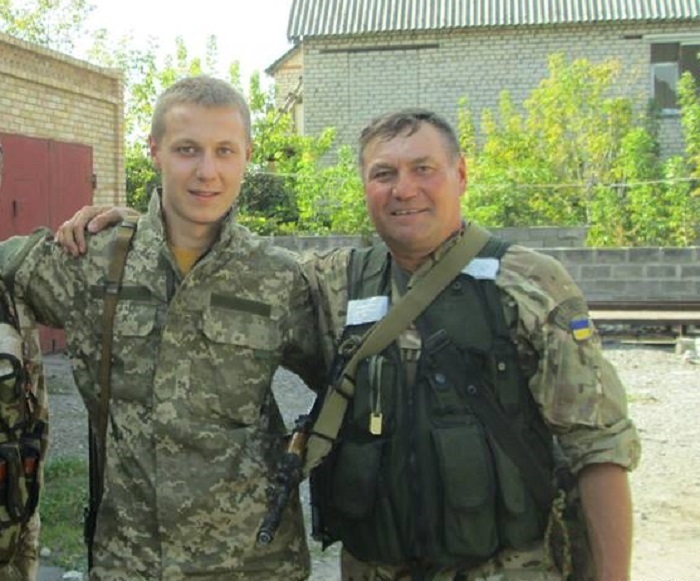 Батько і син Васюки у зоні АТО