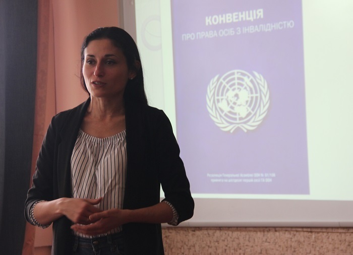 Олеся Самойленко - референт Апарату Урядового уповноваженого з прав осіб з інвалідністю 