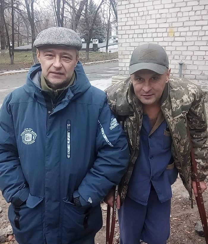 Анатолій Матвіюк разом із братом Олександром Чупахіним