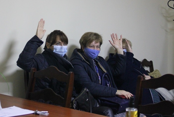 Голосують членкині Калинівської ТВК