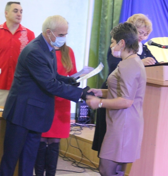 Вітання приймає Наталя Кравчук