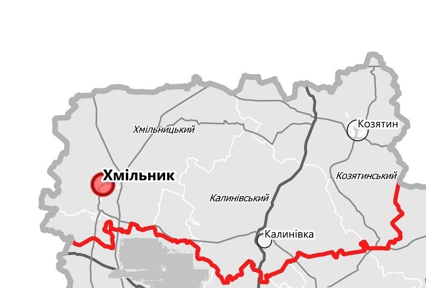 До новоутвореного Хмільницького району увійшли колишні Калинівський, Козятинський і Хмільницький райони