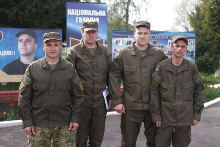 Валентин Бжезіцький,  Артем Грушко, Валентин Сірак,  Олександр Война (зліва праворуч)