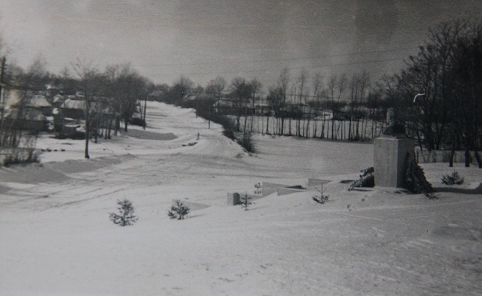 Після відкриття пам'ятника Степанові Руданському(грудень 1969р.)