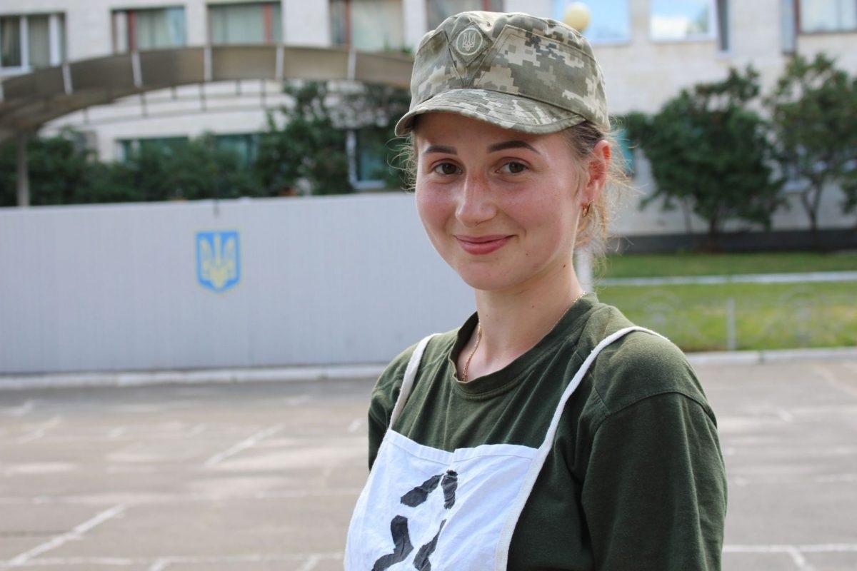Олена Гаврилюк на тренуванні
