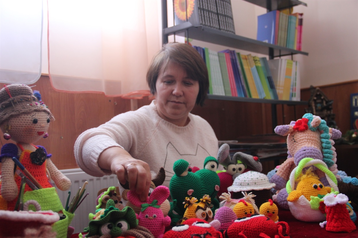 Олена Біязі та її вироби