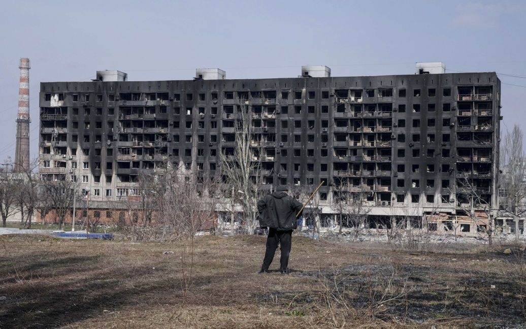 За словами очільника Донецької ОВА, понад 95% інфраструктури Маріуполя пошкоджені або зруйновані рашистами