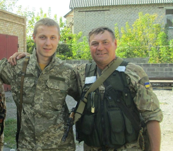 Костянтин Васюк (праворуч) разом із сином Костянтином (2015р.)