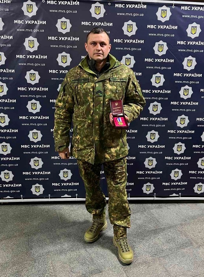 Степан Миколаєвич після нагороження