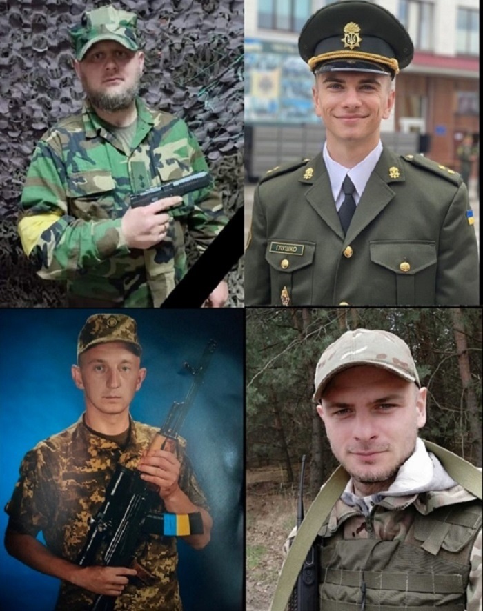 Ігор Селідбовський, Олександр Глушко (верхній ряд), Дмитро Лещенко, Іван Федоренко (нижній ряд)