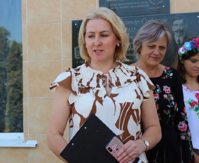 Директорка ліцею села Пикова Таїса Марчук