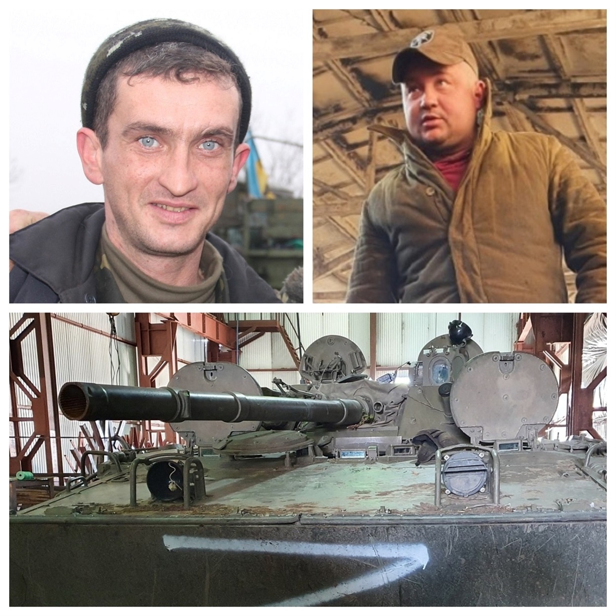 Віталій Очков, Роман Устій та БМп, яку вони вкрали з-під носв ворога