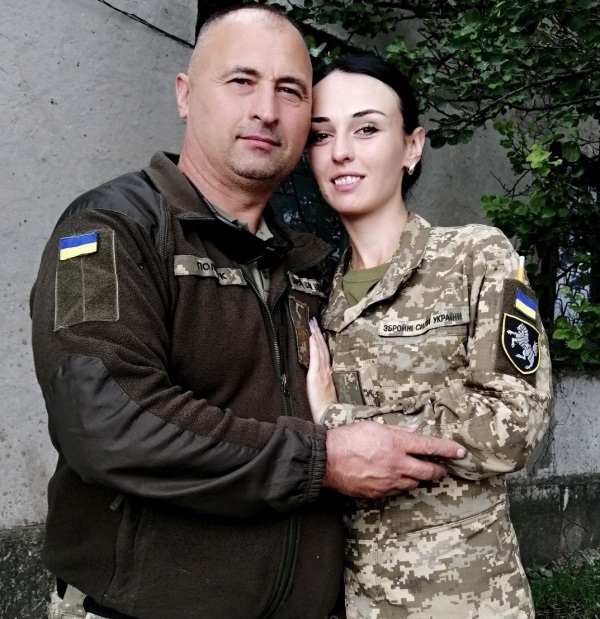 Ігор Поліщук з донькою Вікторією служили в одній бригаді