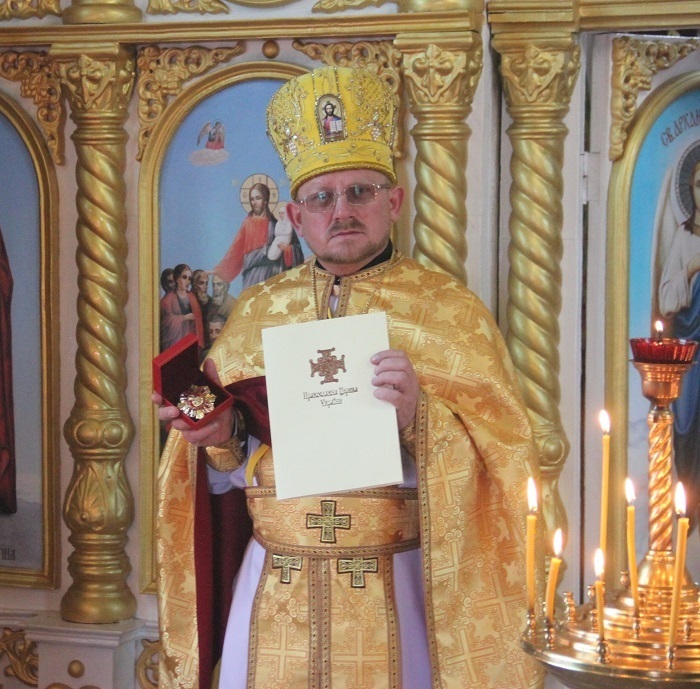 Протоієрея Ореста Шпака нагородили орденом Святителя Миколая