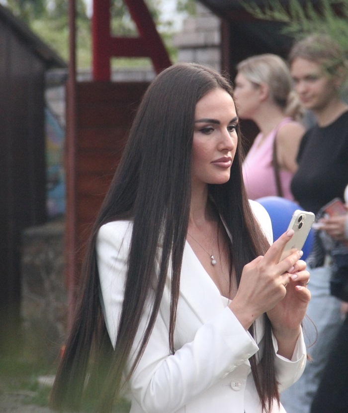 Ведуча заходу, володарка титулу "Міс Вінниця-2019" Аліна Бабій