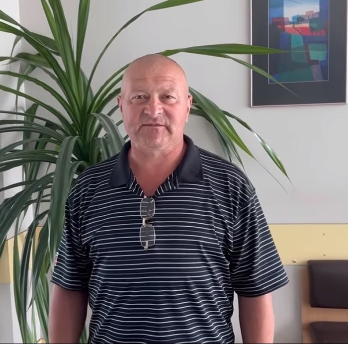 Василь Мироненко під час  консультації в Інституті серця 