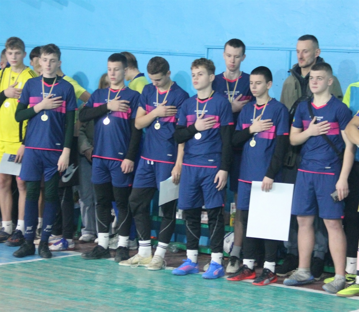 Команда ліцею №2 Турбівської селищної ради - переможниця змагань.