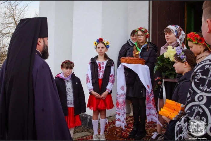 Зустріч владики у Новій Греблі