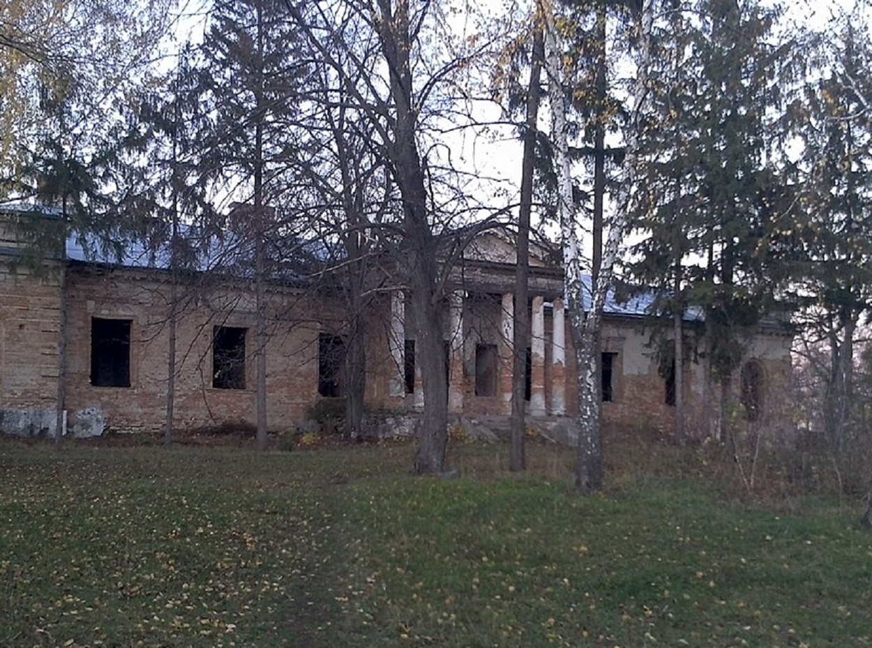 Залишки палацу у Нападівці, що у Липовецькій громаді