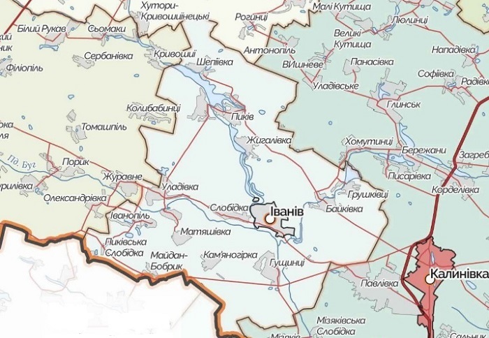 Теперішній топонімічний простір Іванівської громади